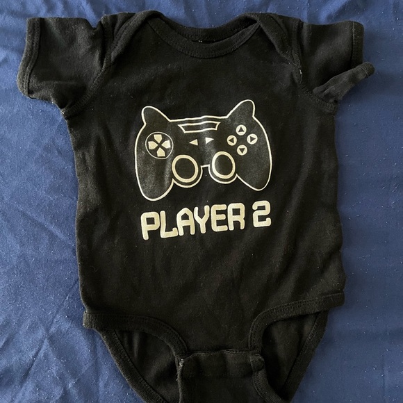 Matching Family Set Video Game Announcement Dad and Son/Baby - Picture 2 of 3